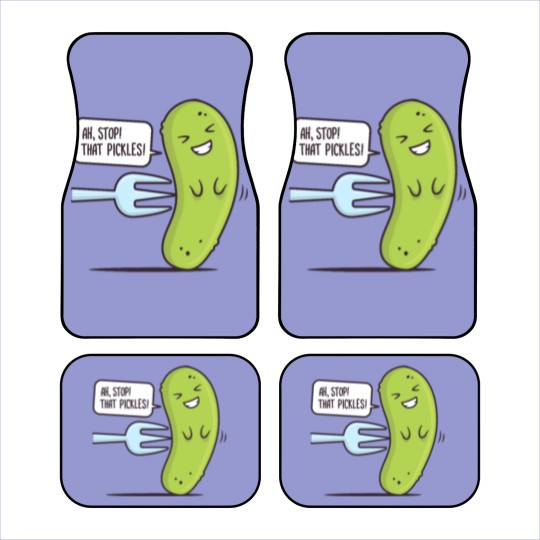 Discover Stop! That Pickles Car Mats
