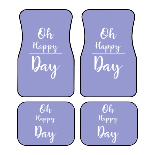 Discover Oh Happy Day Car Mats