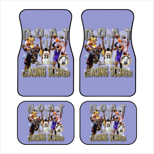 Discover lebron james #1 all-time leading scorer vintage style 90's bootleg Car Mats