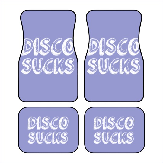 Discover Disco Sucks Car Mats
