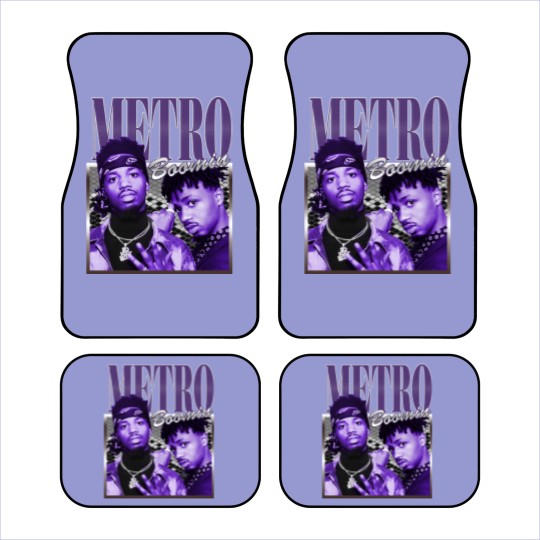 Discover RETRO METRO BOOMIN Vintage Car Mats, Metro Boomin Hip-Hop/Rap