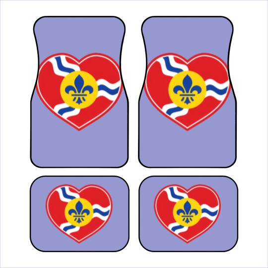 Discover I Heart Saint Louis - St Louis - Car Mats