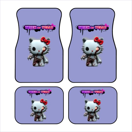 Discover kitty trick or treat Car Mats