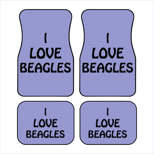 Discover Barry Loves Beagles - Beagles - Car Mats