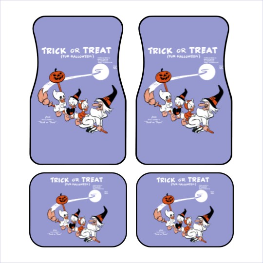 Discover Trick Or Treat Car Mats, Huey Dewey Louie Witch Halloween Car Mats