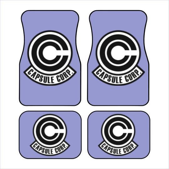 Discover Capsule corp original logo Car Mats