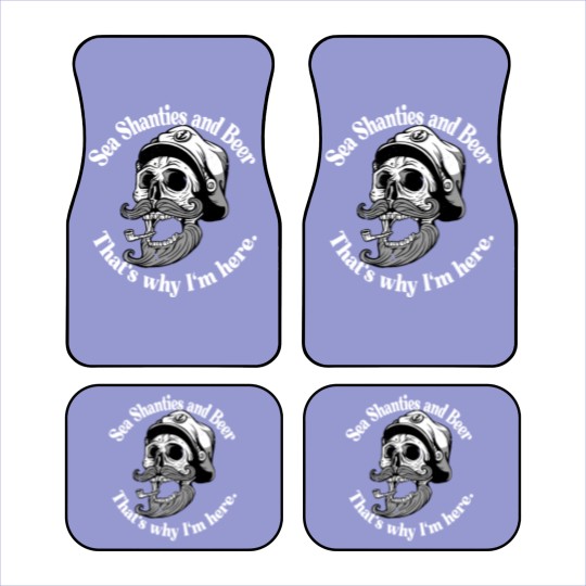 Discover Sea Shanties and Beer Sailors Pirate Car Mats Car Mats