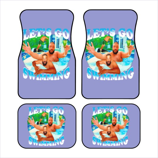 Discover Lets Go Swimming Dj Khaled Car Mats, Dj Khaled Funny Car Mats, Dj Khaled Merch