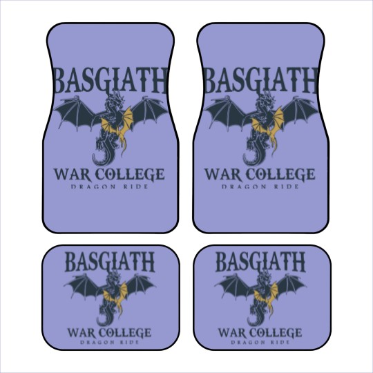 Discover Basgiath War College Car Mats, Fourth Wing Car Mats