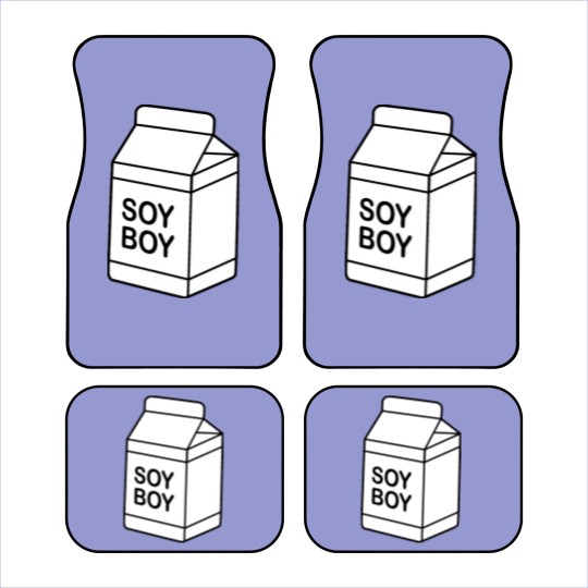Discover Soy Boy vegan bucket hat Car Mats