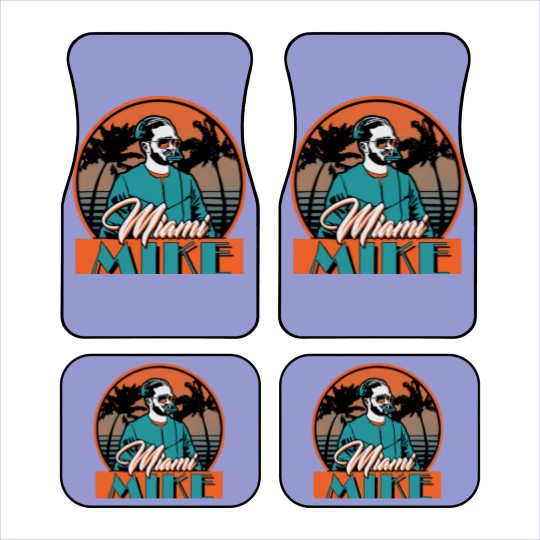 Discover Miami Mike Car Mats, Mike McDaniel Car Mats