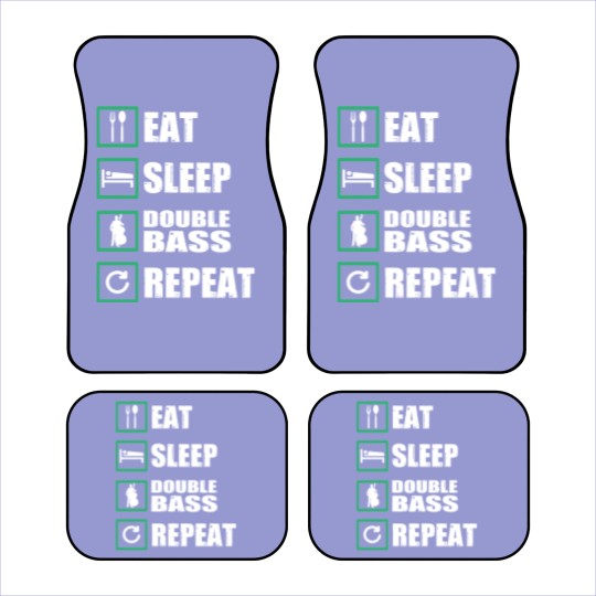 Discover Double Bass Gift Car Mats