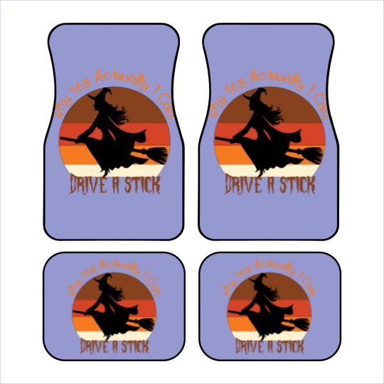 Discover Why Yes Actually I Can Drive A Stick retro vintage Car Mats