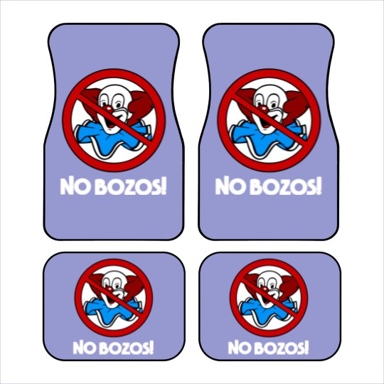 Discover No Bozos Car Mats