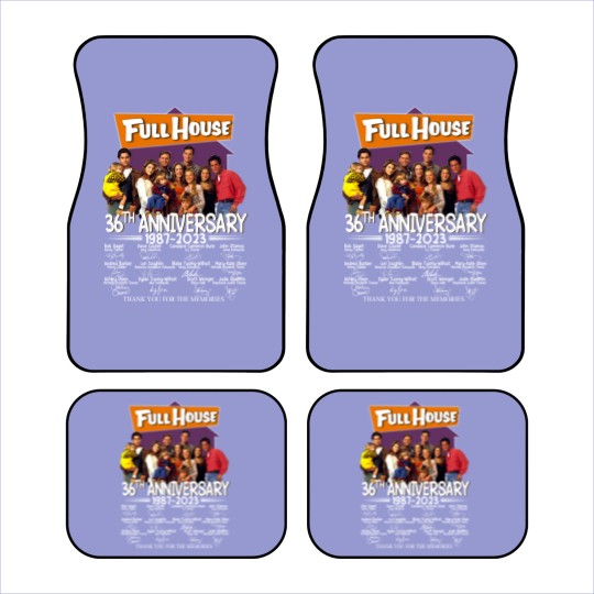 Discover Full House Car Mats, Thank You Car Mats, Jesse And The Rippers Car Mats