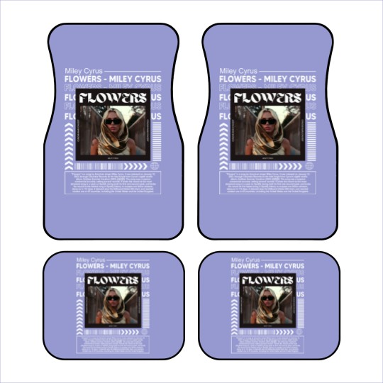 Discover Miley Cyrus Music Car Mats K1, Flowers Song