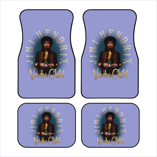 Discover Jimi Hendrix Gold Voodoo Child Car Mats