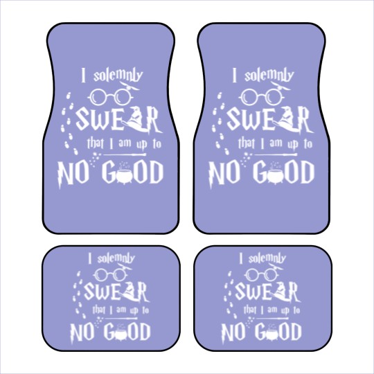 Discover Up To No Good Car Mats I solemnly Swear that I am up to NO GOOD