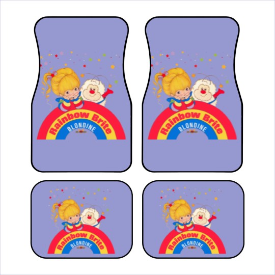 Discover Vintage Blondine Rainbow Brite Car Mats