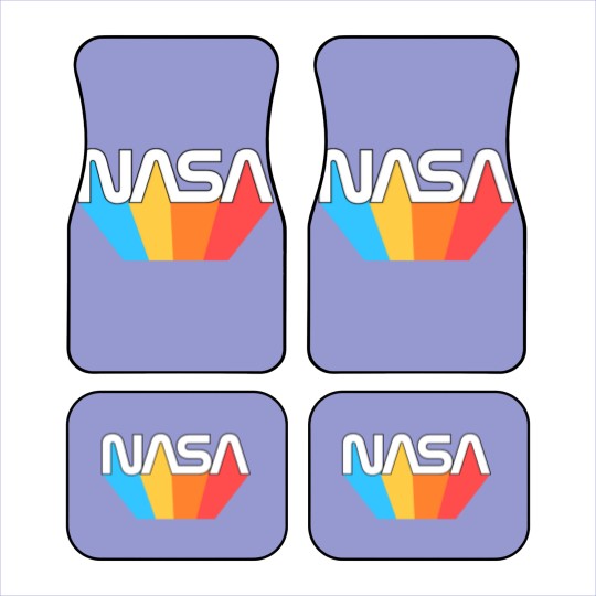 Discover NASA Rainbow Prism Logo Car Mats