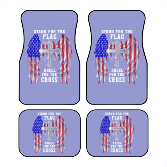 Discover Stand For The Flag Kneel For The Cross Car Mats