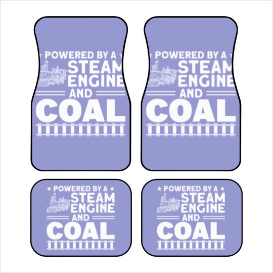 Discover Train Ride Steam Train Locomotive Car Mats