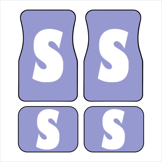 Discover Chipmunks "S" Simon Letter Print Halloween Costume Car Mats