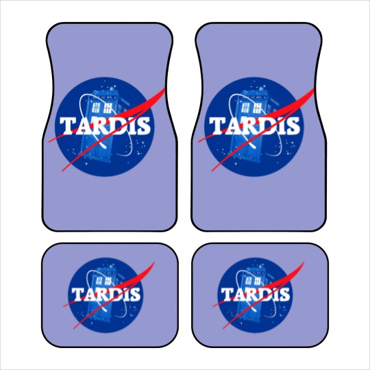 Discover Doctor Who Tardis Car Mats