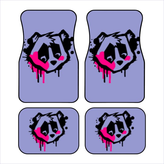 Discover Bear Head in graffiti style Car Mats