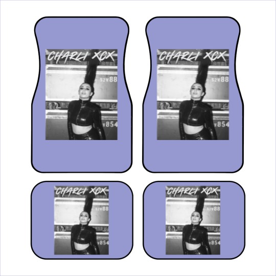 Discover CHARLI XCX Vintage Homage Car Mats, Charli Xcx Style 90s Car Mats, Charli Xcx Retro Car Mats