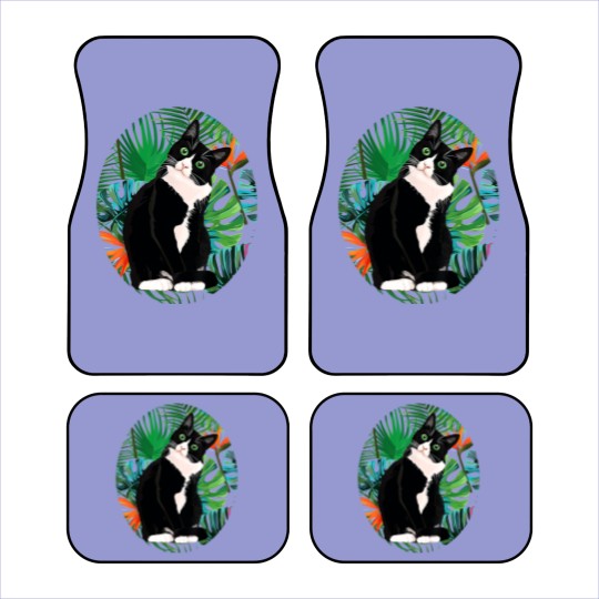 Discover Tuxedo Cat Tropical Gift Animal Lovers Car Mats