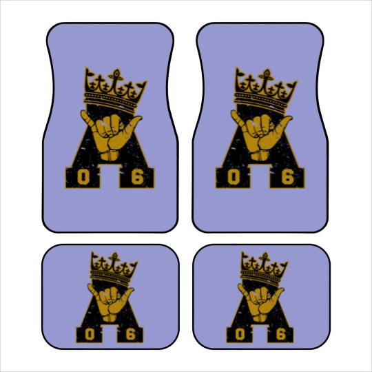 Discover Alpha Fraternity Phi Men'S Alpha Frat 1906 Black G Car Mats