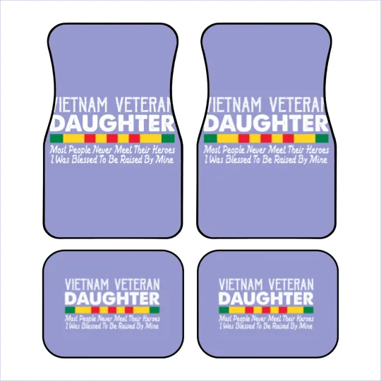 Discover Daughter of a Vietnam Veteran Car Mats