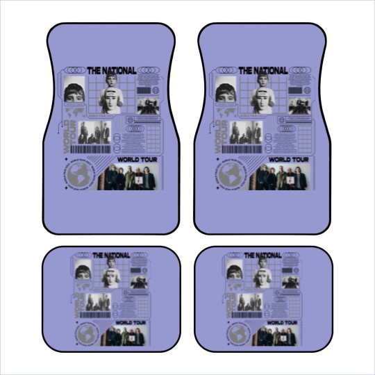 Discover The National Music Car Mats, World Tour 2023 Car Mats, The National Concert Car Mats