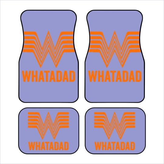 Discover Whatadad Funny Whataburger Lover Texas Gift | Active Car Mats