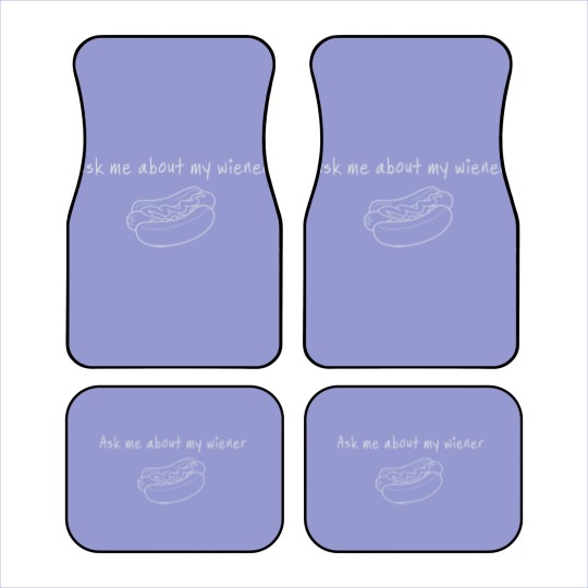 Discover Hotdog - Ask me about my wiener Car Mats