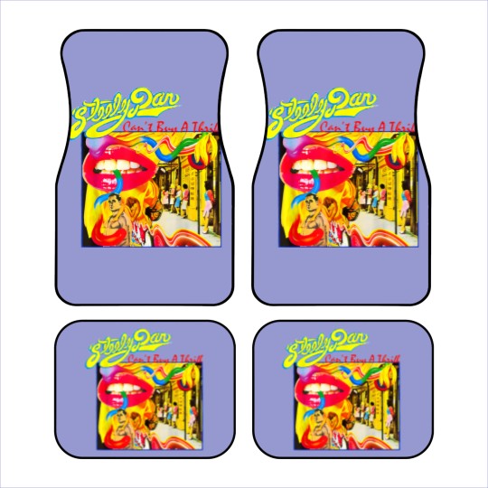 Discover Retro Steely Distressed Arts Dan Rock Music For Fan Car Mats