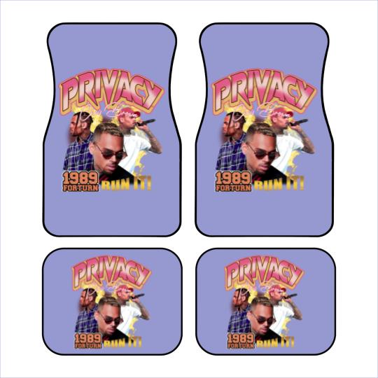 Discover Vintage Privacy Chris Brown Car Mats, Chris Brown Hip Hop Tour 2022 Car Mats