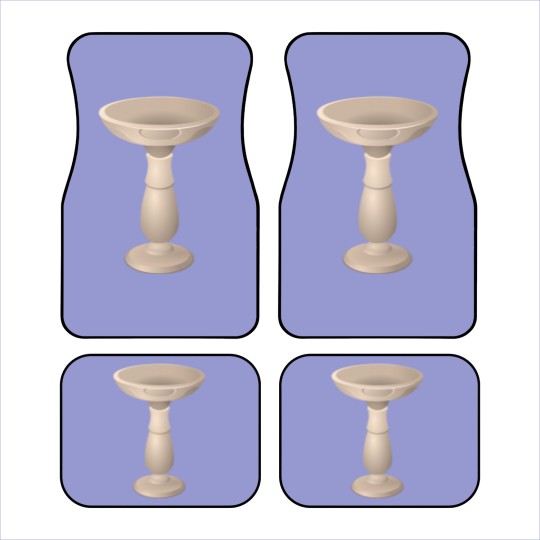 Discover Birdbath Car Mats