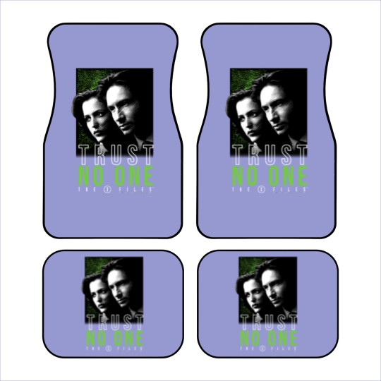 Discover The X-Files Mulder Scully Trust No One Car Mats