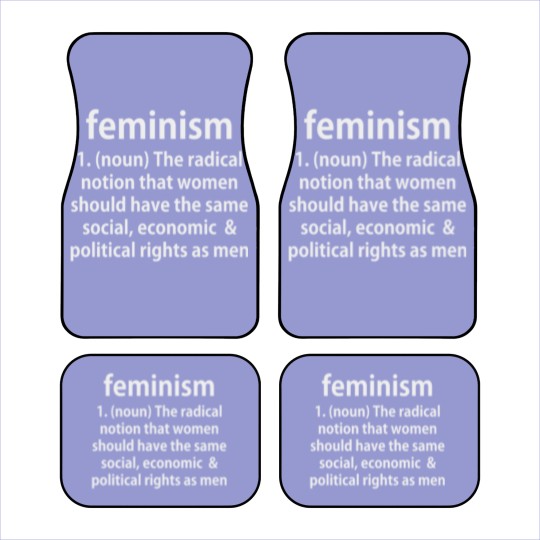 Discover Feminism Definition - Feminism Car Mats Car Mats