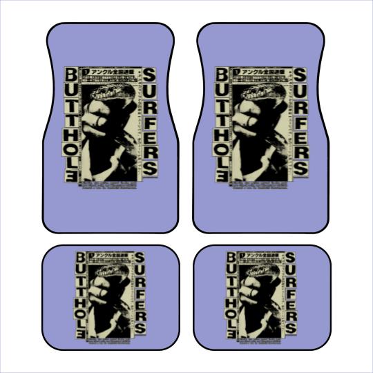 Discover Butthol Surfers Vintage 90s Black Unisex Car Mats, Cotton Soft Car Mats,