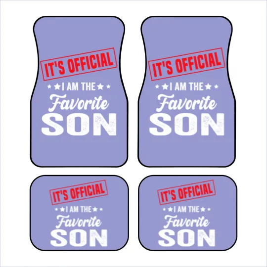 Discover Its  Im The Favorite Son Car Mats