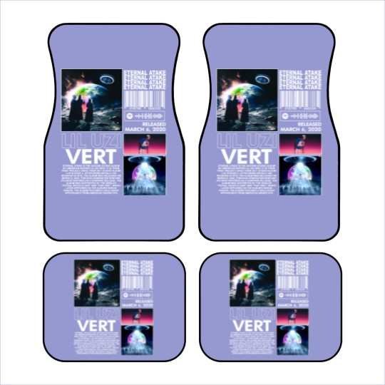 Discover Lil Uzi Vert Rap Car Mats, Eternal Atake Album 90s Y2K Merch Vintage Rapper Hiphop