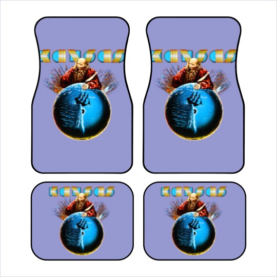 Discover Kansas Rock Band Point Of Know Return Car Mats, Vintage Kansas Car Mats