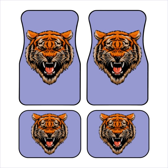 Discover tiger head - Roaring Tiger - Car Mats