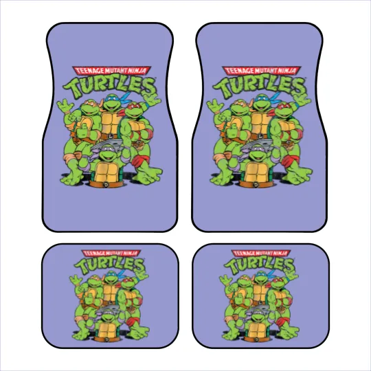 Discover Retro Teenage Mutant Ninja Turtles Car Mats, Funny Turtle Car Mats