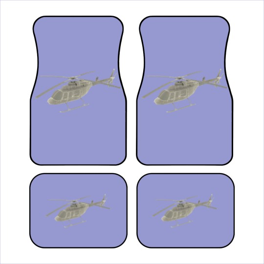 Discover Bell 407 helicopter pilot or crew Car Mats
