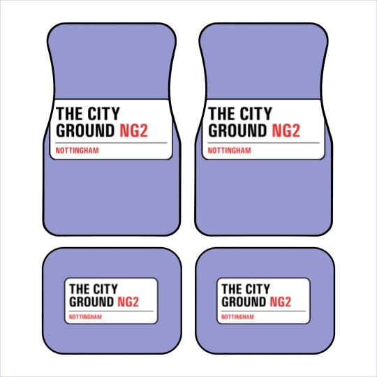 Discover Nottingham Forest - The City Ground Street Sign Car Mats