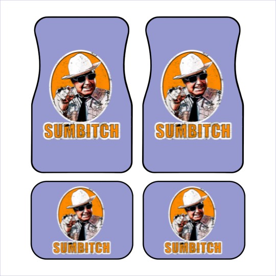 Discover Sumbitch distressedSUMBITCH smokey and the bandit Car Mats